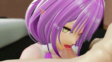 'Virtual Yuki Hana Gets Lamy Creamed with a Hololive Blowjob in Pink Hair Hentai MMD VTuber 3D Creampie Video'