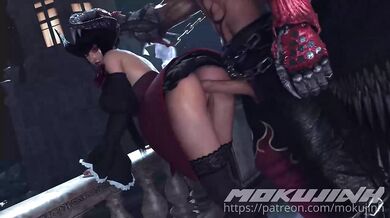 'Analyzing the Vampiress: A Magical Anal Animation by Horny Wood [Mokujin Voice]'