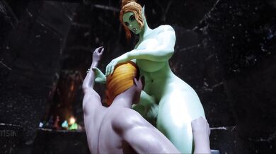 '"Mighty Futa Orc" takes on the Curvaceous Dark Sultry Slut'