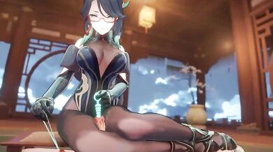 'Boss's Sexy Secretary Gets Blown By Her Retainers And Cums All Over Them In Fetish Fantasy'