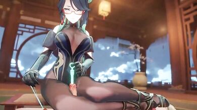 'Boss's Sexy Secretary Gets Blown By Her Retainers And Cums All Over Them In Fetish Fantasy'