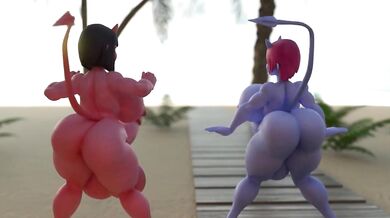 'Sand and Sunsets at the Beach Bar: A Hentai Porn Adventure'
