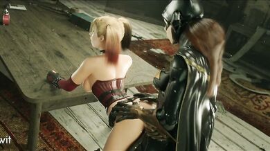 "Batgirl's Futa Fantasy with Harley Quinn"