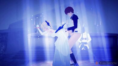 'Shirou Emiya uses his magical powers to control Artoria Pendragon and ra*pe her in a full animation hentai video.'