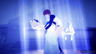 'Shirou Emiya uses his magical powers to control Artoria Pendragon and ra*pe her in a full animation hentai video.'
