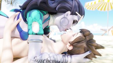 'Sensual Lip Locking Between Overwatch's Sexiest Characters'