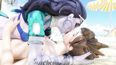 'Sensual Lip Locking Between Overwatch's Sexiest Characters'