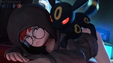 "Wild Sex Adventures of a Mature Veterinarian with her Cute Umbreon Puppy"