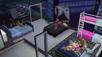 'Massive Futa-Female Orgy in The Sims: Myshuno'