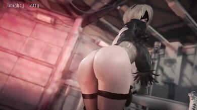 '2B Ass Claps To The Beat Of The Music! ~1~ [almightypatty] (MagicalMysticVA Voice)'