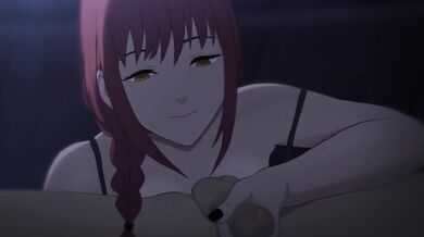 "Rough and Ready: Makima Chainsaw Man in Kizumashiro"