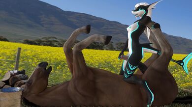 "Four-Eyed Shark Horse - 4k Ultra HD Hentai Porno!"