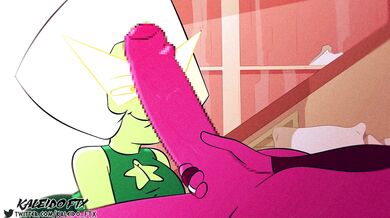 "The Gemini Stones: Garnet and Peridot's Heated Affair"