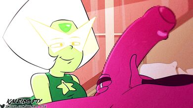 "The Gemini Stones: Garnet and Peridot's Heated Affair"
