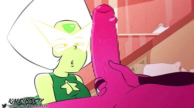 "The Gemini Stones: Garnet and Peridot's Heated Affair"