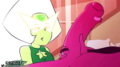 "The Gemini Stones: Garnet and Peridot's Heated Affair"