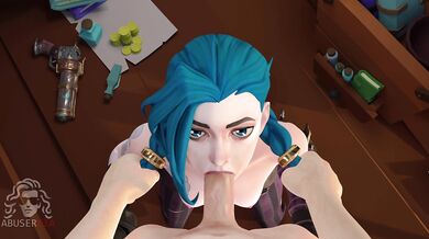 'Brunette Jinx gets her face ravaged by a powerful sorcerer in this hardcore hentai porn movie.'