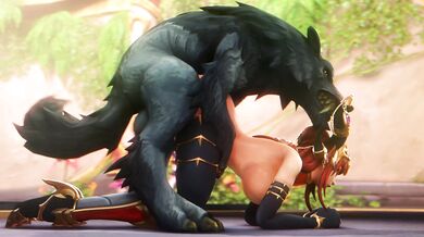 "Rainbow Hentai Queen - Alexstrasza's Ultimate Pleasure"