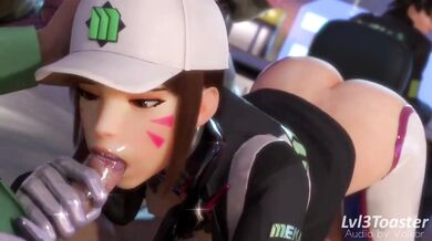 "Dva, Mercy and Moira - Overwatch Waifu Tribute Series #2 (Hentai Porn Parody)"