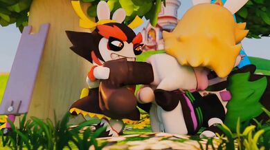 "The Rabbids and their Three-Way"