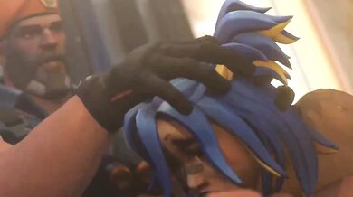 'The scorching passion of neon and Brimstone! Rouge Nine hentai PORN'