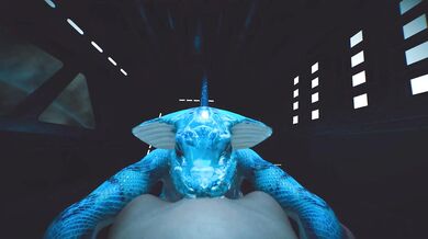 'Thrusting snake penetrates and sucks man dry'