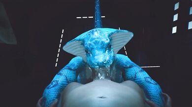 'Thrusting snake penetrates and sucks man dry'