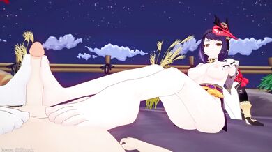 Rewritten as: "The Ecstasy of the Three-Breasted MILF with a Foot Fetish"