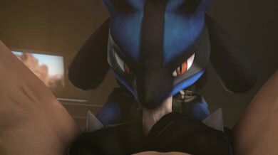 'Mommy Lucario Sucks Her Son's Cock To Orgasmic Bliss [P812P]'
