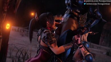 'Bloodlust in the Battlefield: Taki and Isabella's Orgasmic 3D SFM Blowjob Compilation'