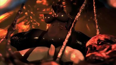 "Unleashing the Demon Inside - Onoskelis' Ultimate Cumshot!"