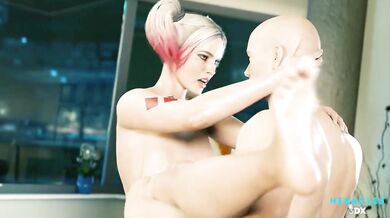 "Hardcore Harem of Harley Quinn - Lucky You! (Various Men)"