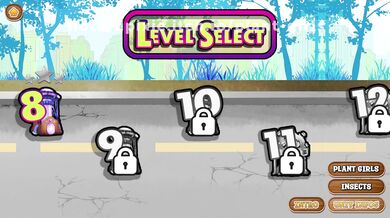 Written by an amateur, it lacks a coherent plot and proper grammar. Here's a revised version: "Insect Invasion: The Plant Girls' Level 8 Adventure"