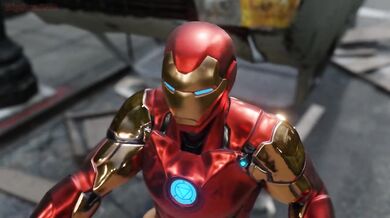 "HULK AND IRON MAN - FIGHTING OVER THE CHAIR"