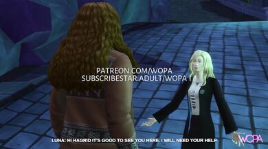 "Harry Potter and the Return of the Forbidden Lust: Hagrid and Luna's Passionate Reunion"