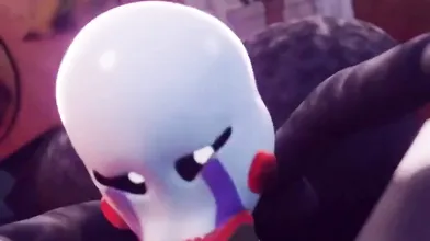 'Sexy doll sucks cock'