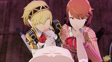 Aigis and Yukari Squishy Mango 3D.