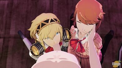 Aigis and Yukari Squishy Mango 3D.