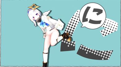 "Breakdancing with a Telecaster guitar: Pubic hair, Amane Kanata's hot moves!"