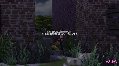 'Mutant Mistress Rendezvous in Shadowy Passage'