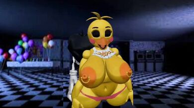 "Busty babe fondles the dick of Sonic the Hedgehog's human form."