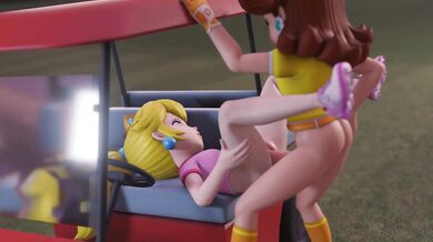 'Peach Bends Over In A Skirt While Golfing And Exposes Her Pussy To The Hole, Clothing Optional.'