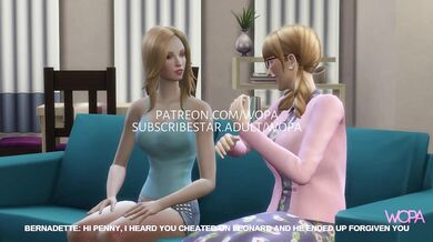 Penny and Bernadette are having a wild threesome with Leonard and Howard, until Penny discovers their secret affair!