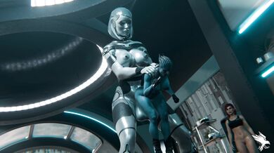 Hentai Battle Royale: Morinth vs EDI