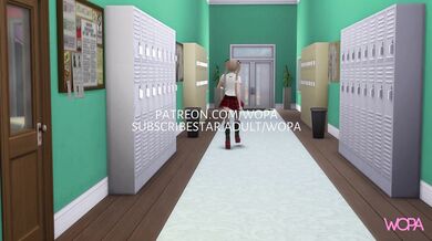 'He caught his girlfriend with a player and is spying on them in the shower.'