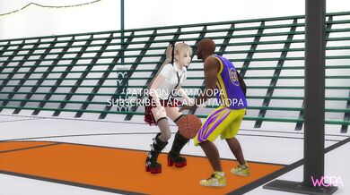 'He caught his girlfriend with a player and is spying on them in the shower.'