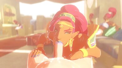 "Adventure Time with Urbosa and Her Gangbang Posse"