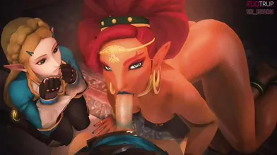 Adventure Time with Urbosa and Her Gangbang Posse