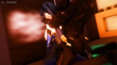 'Hentai PORN: MMD hotties in the bedroom with the help of Rehaku, Kisaki and Shark HMV'