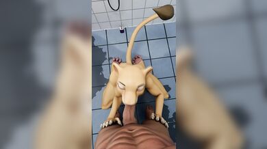 You can take a shower with Nala, but it won't be the only thing getting wet.